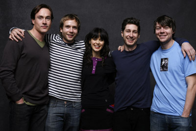 Chris Klein, Stephen Berra, Zooey Deschanel, Patrick Fugit, and Mark Webber at an event for The Good Life (2007)