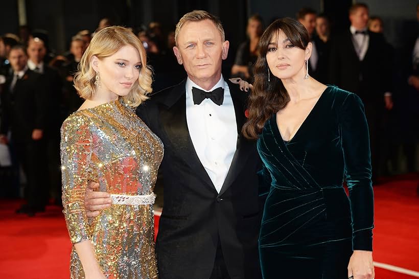 Monica Bellucci, Daniel Craig, and Léa Seydoux at an event for Spectre (2015)