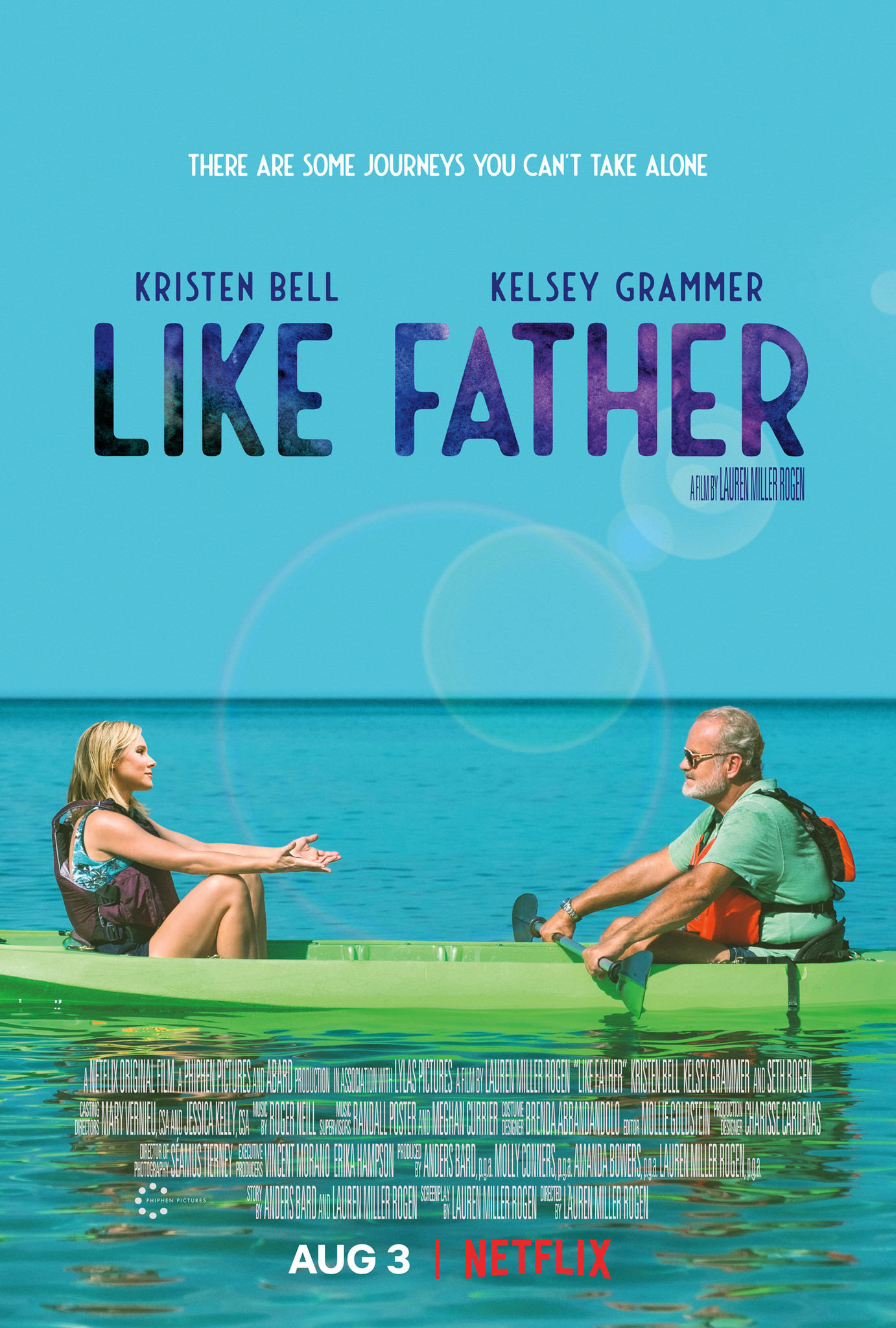 Kelsey Grammer and Kristen Bell in Like Father (2018)