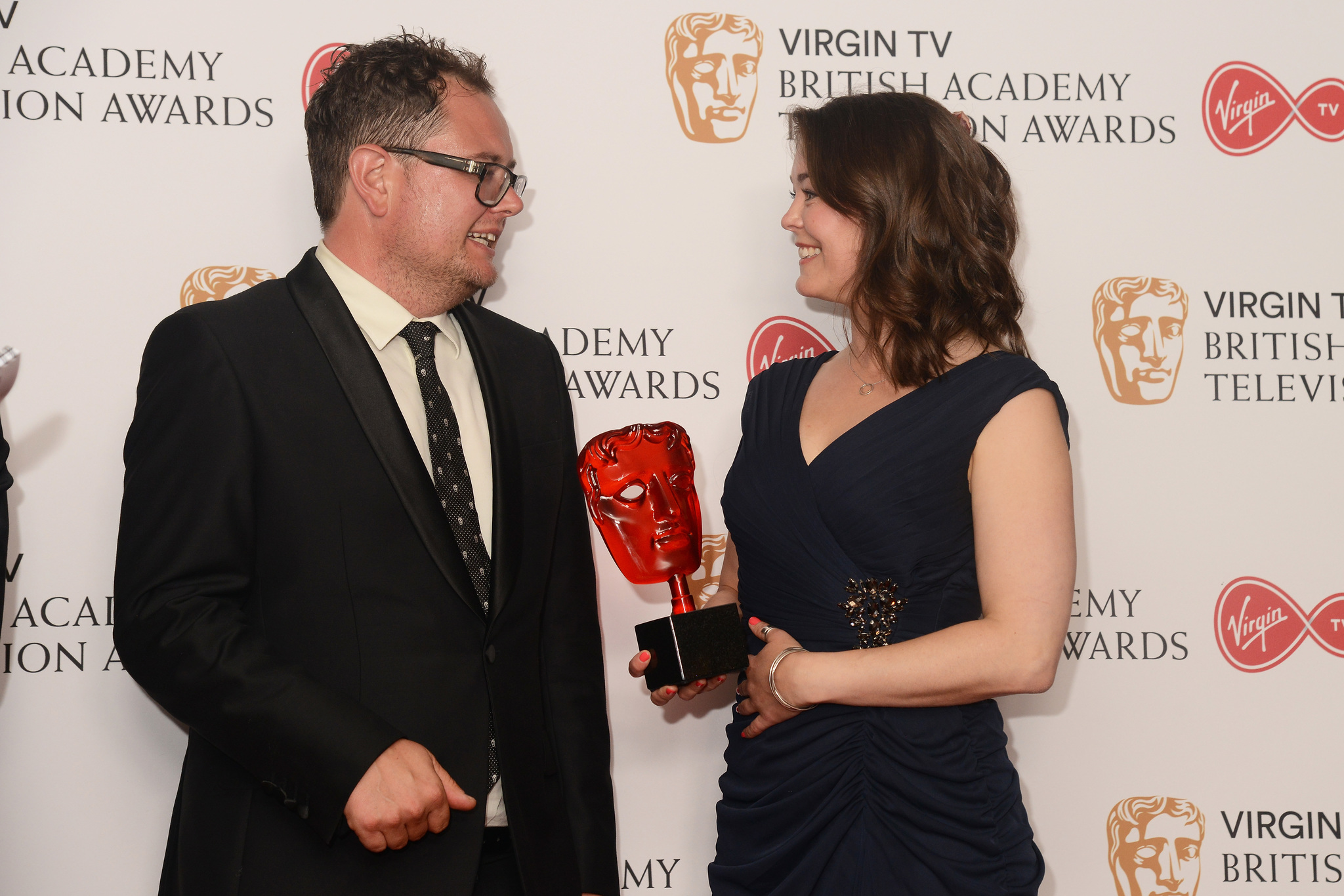 Alan Carr and Elizabeth White