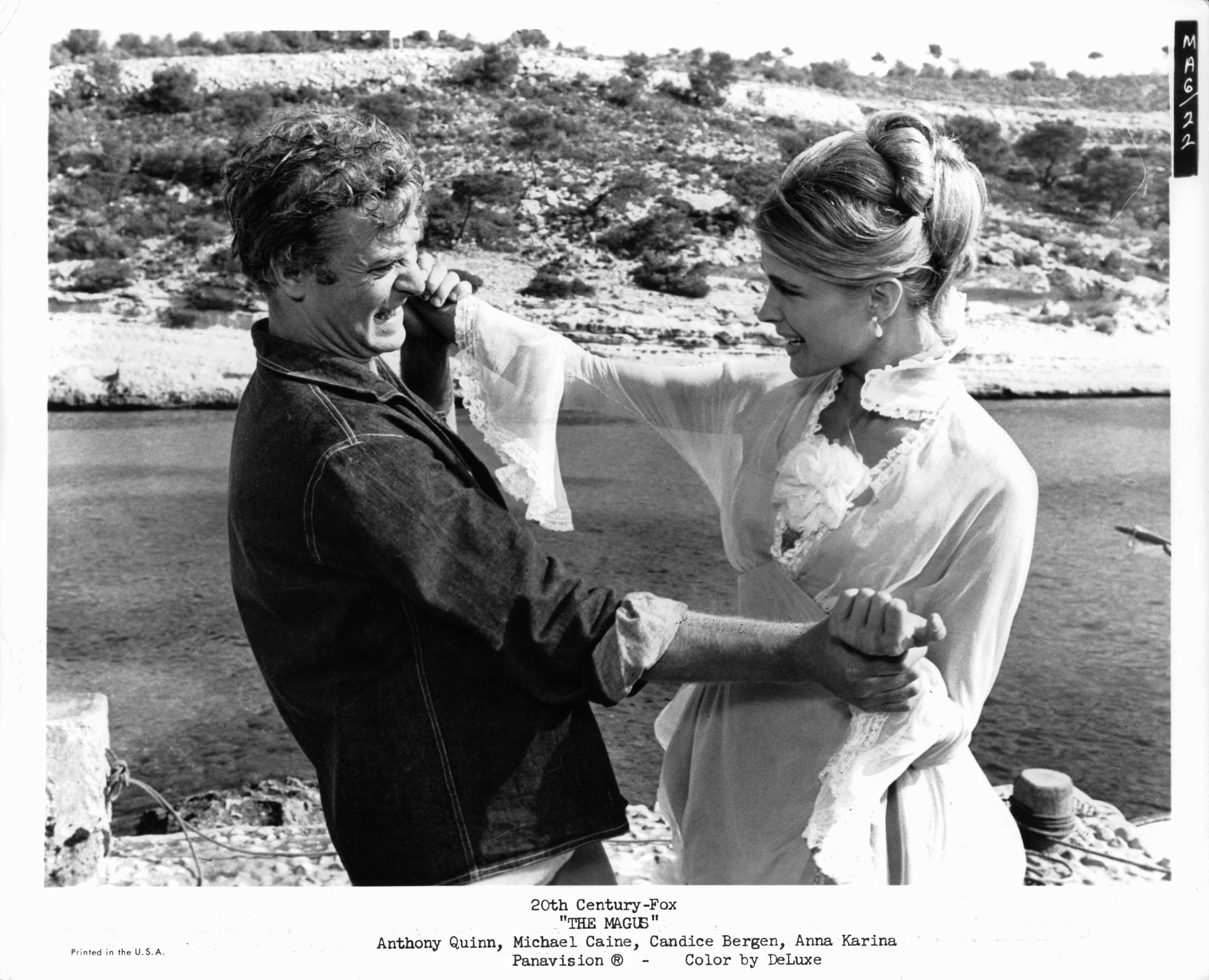 Candice Bergen and Michael Caine in The Magus (1968)