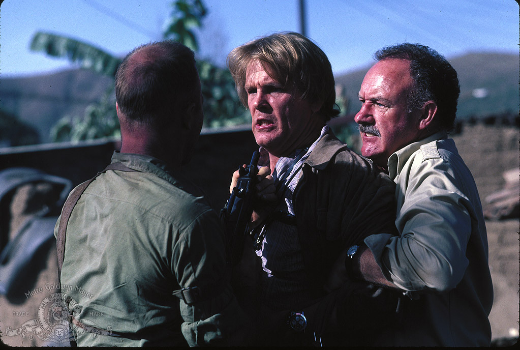 Gene Hackman, Ed Harris, and Nick Nolte in Under Fire (1983)