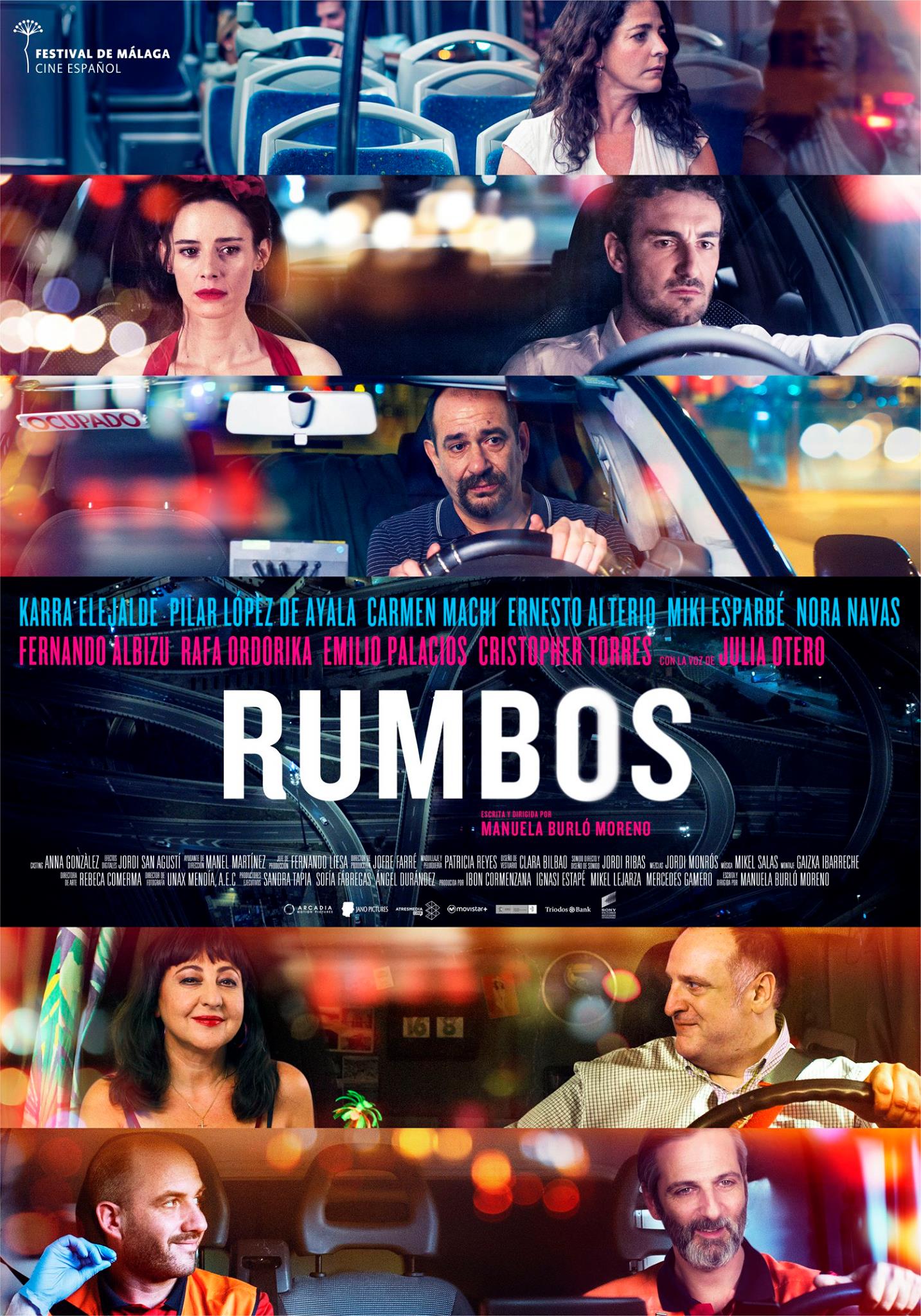 Fernando Albizu, Ernesto Alterio, Karra Elejalde, Pilar López de Ayala, Nora Navas, Carmen Machi, Rafael Ordorika, and Miki Esparbé in Rumbos (2016)