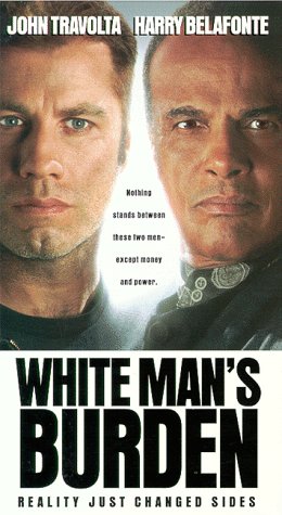 John Travolta and Harry Belafonte in White Man's Burden (1995)