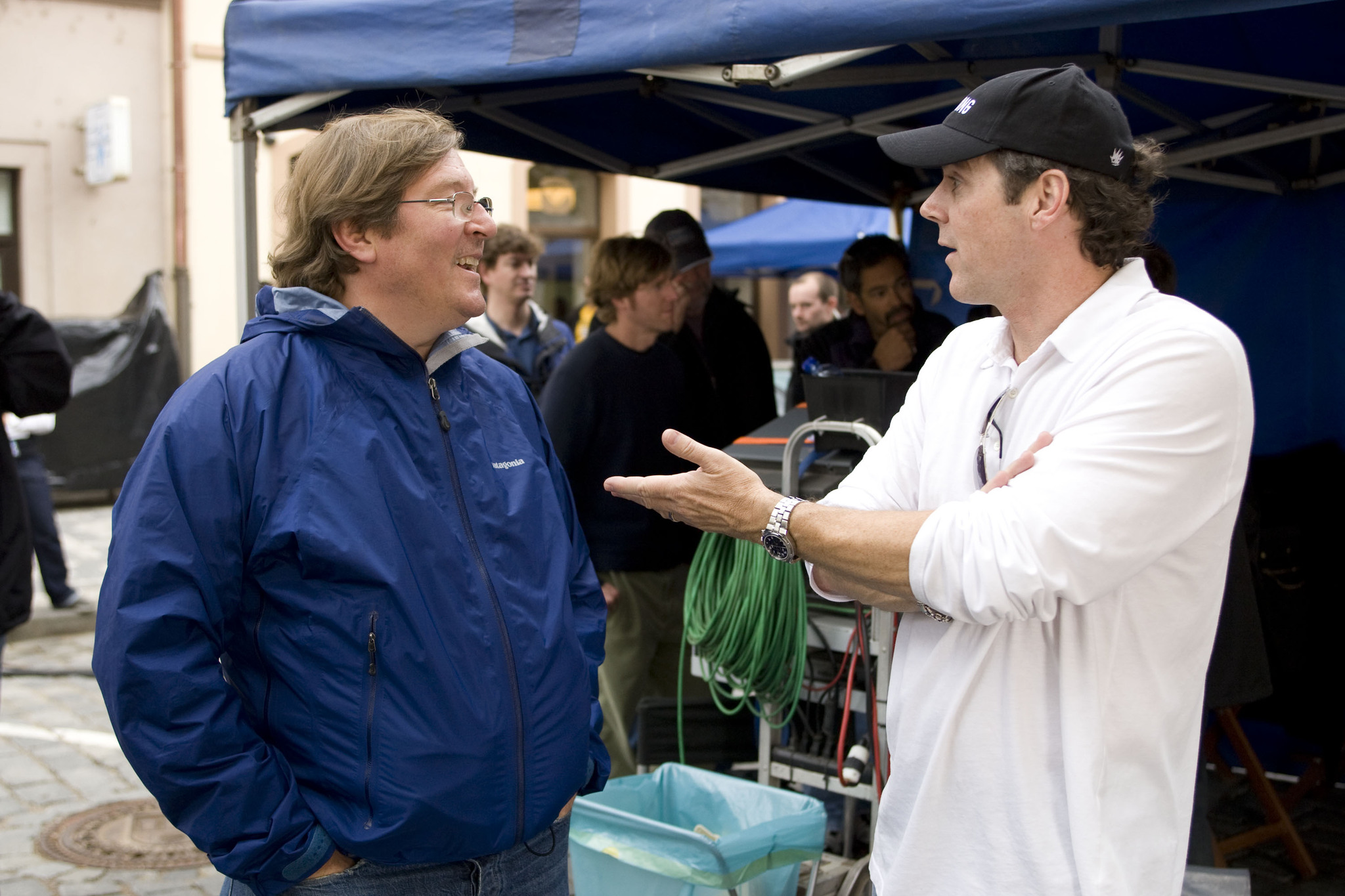 Lorenzo di Bonaventura and Stephen Sommers in G.I. Joe: The Rise of Cobra (2009)