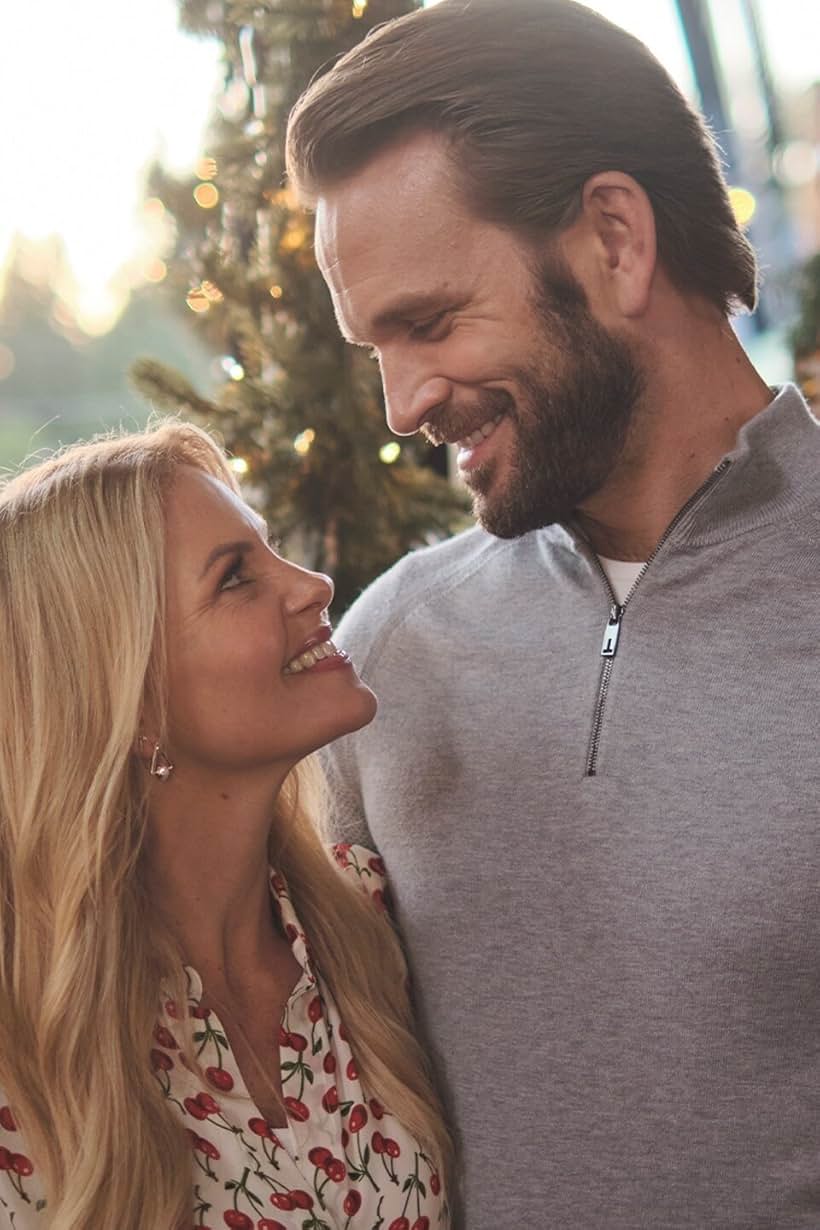 Candace Cameron Bure and John Brotherton in The Christmas Contest (2021)