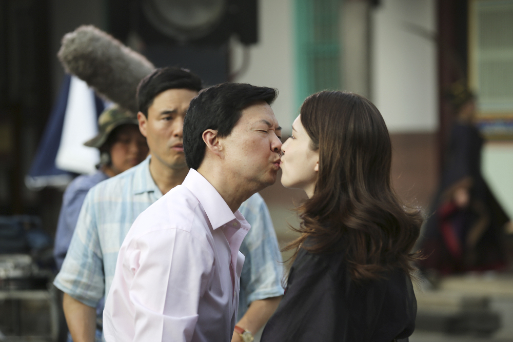 Ken Jeong, Randall Park, and Wei-Ning Hsu in Fresh Off the Boat (2015)