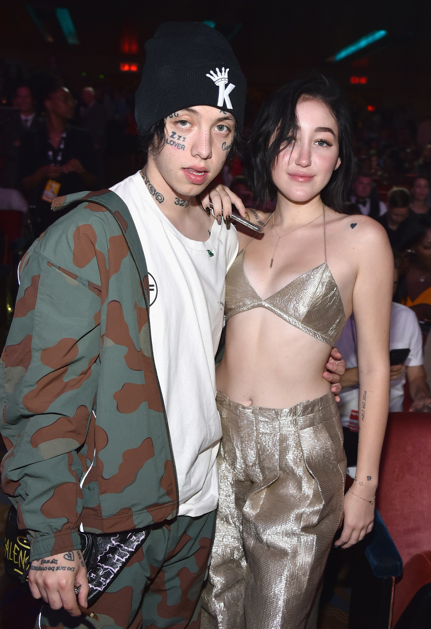 Noah Cyrus and Lil Xan at an event for 2018 MTV Video Music Awards (2018)