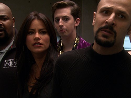 Sofía Vergara, Maz Jobrani, Kevin Michael Richardson, and Josh Grisetti in The Knights of Prosperity (2007)