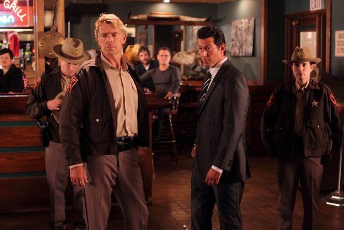 John Schneider and Ari Cohen in Whiskey Business. 