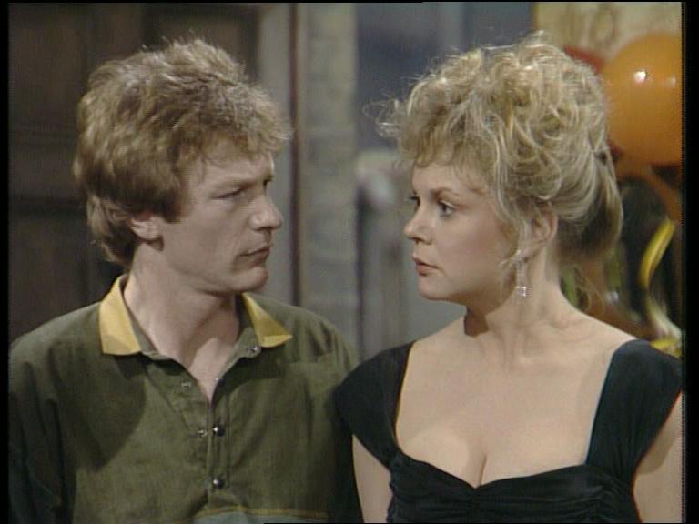 Jim Davidson and Judi Maynard in Up the Elephant and Round the Castle (1983)