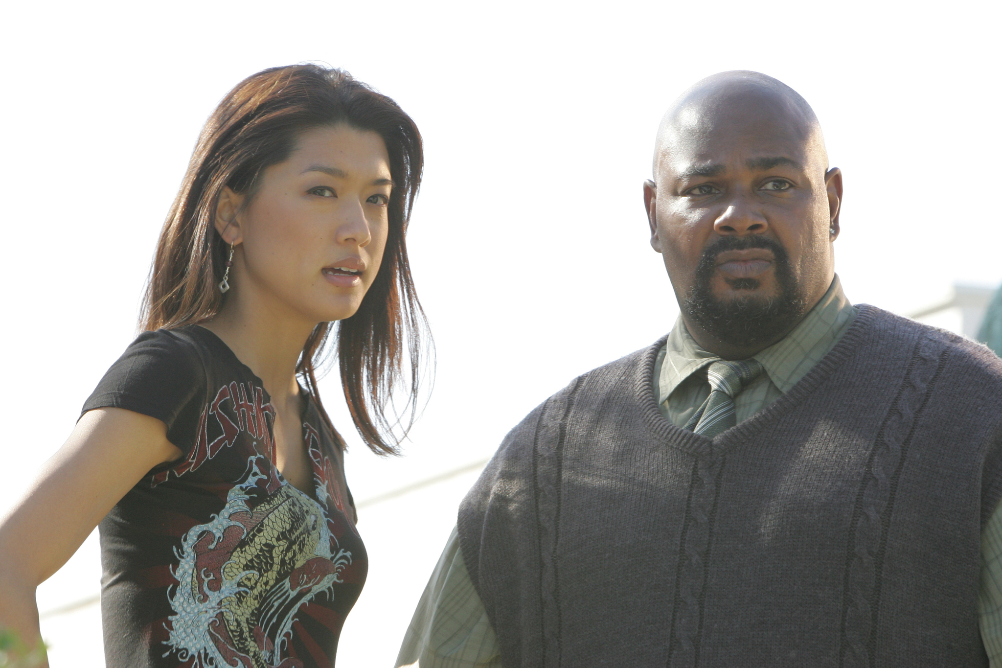 Grace Park and Kevin Michael Richardson in The Cleaner (2008)