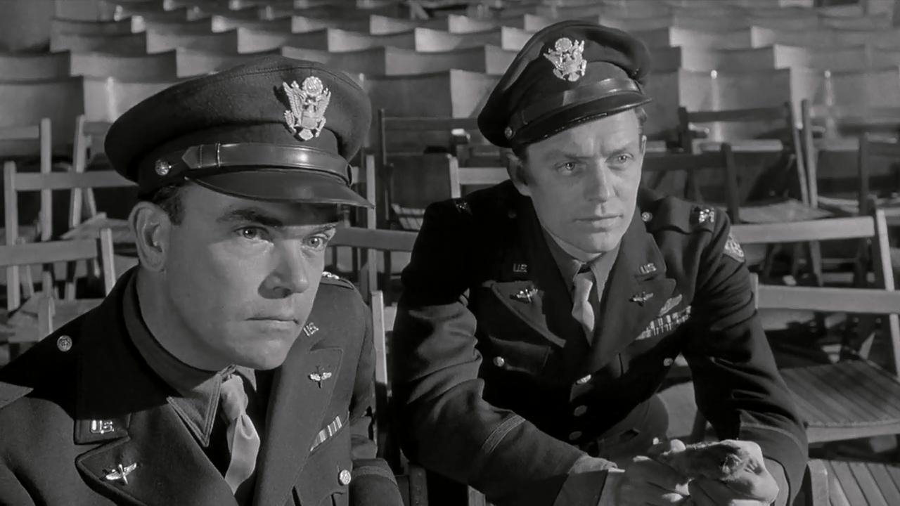 Ed Bishop and Richard Leech in The War Lover (1962)