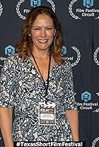 Kathryn Gould on the red carpet at Texas Short Film Festival