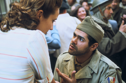 Jamel Debbouze and Aurélie Eltvedt in Days of Glory (2006)