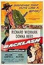 Donna Reed and Richard Widmark in Backlash (1956)