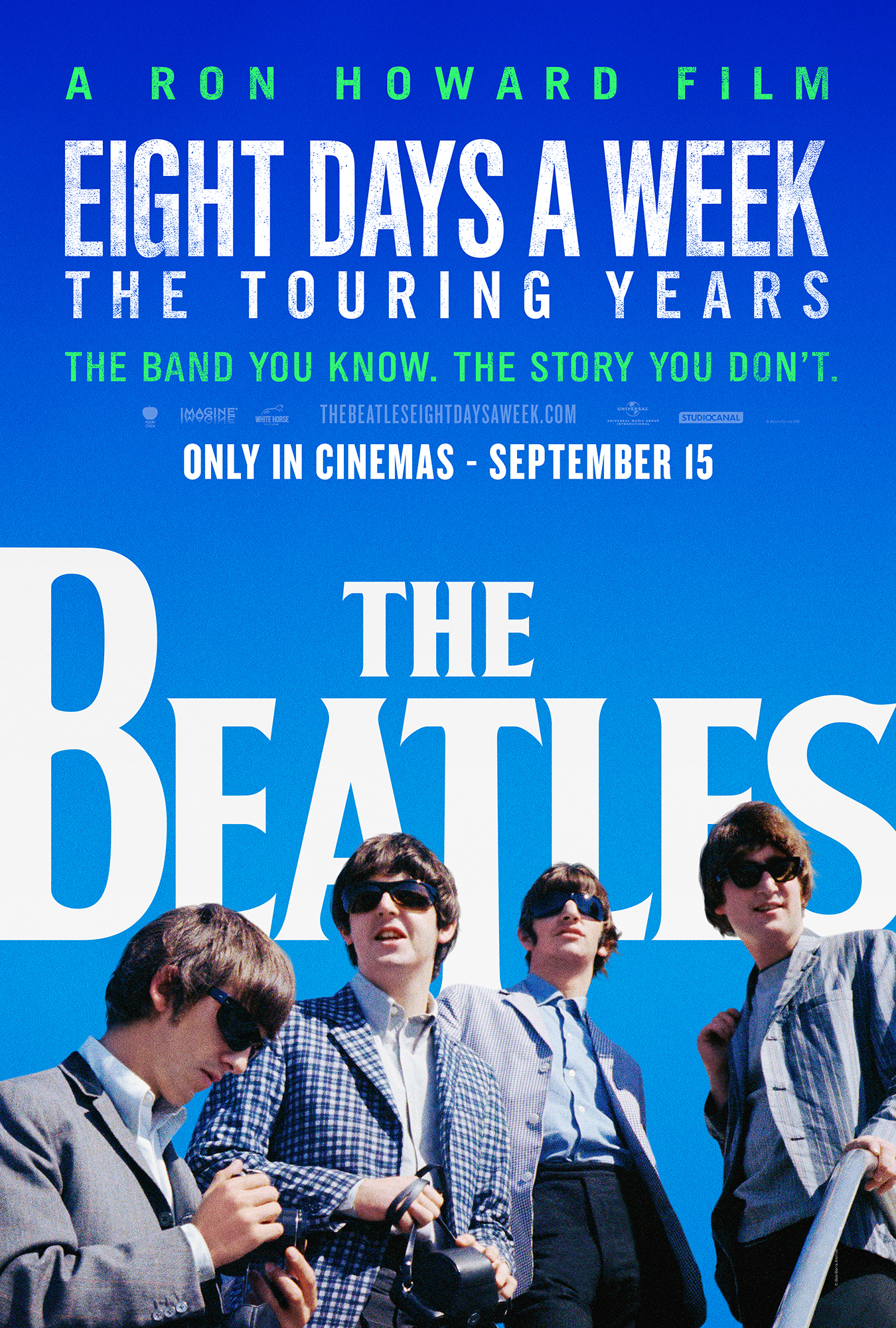 Paul McCartney, John Lennon, George Harrison, Ringo Starr, and The Beatles in The Beatles: Eight Days a Week - The Touring Years (2016)