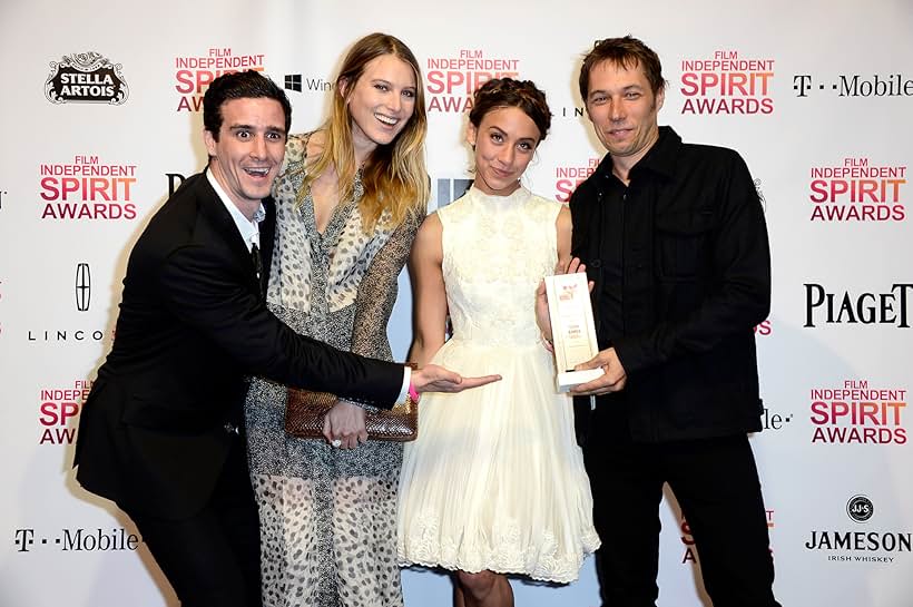 Sean Baker, James Ransone, Stella Maeve, and Dree Hemingway at an event for Starlet (2012)