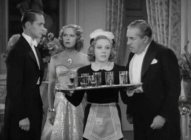 Walter Connolly, Franciska Gaal, Rita Johnson, and Franchot Tone in The Girl Downstairs (1938)