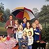 Peter Boyle, Brad Garrett, Patricia Heaton, Doris Roberts, Ray Romano, Madylin Sweeten, Sawyer Sweeten, Sullivan Sweeten, and Monica Horan in Everybody Loves Raymond (1996)