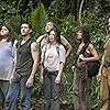 Mira Furlan, Matthew Fox, Jorge Garcia, Terry O'Quinn, and Evangeline Lilly in Lost (2004)