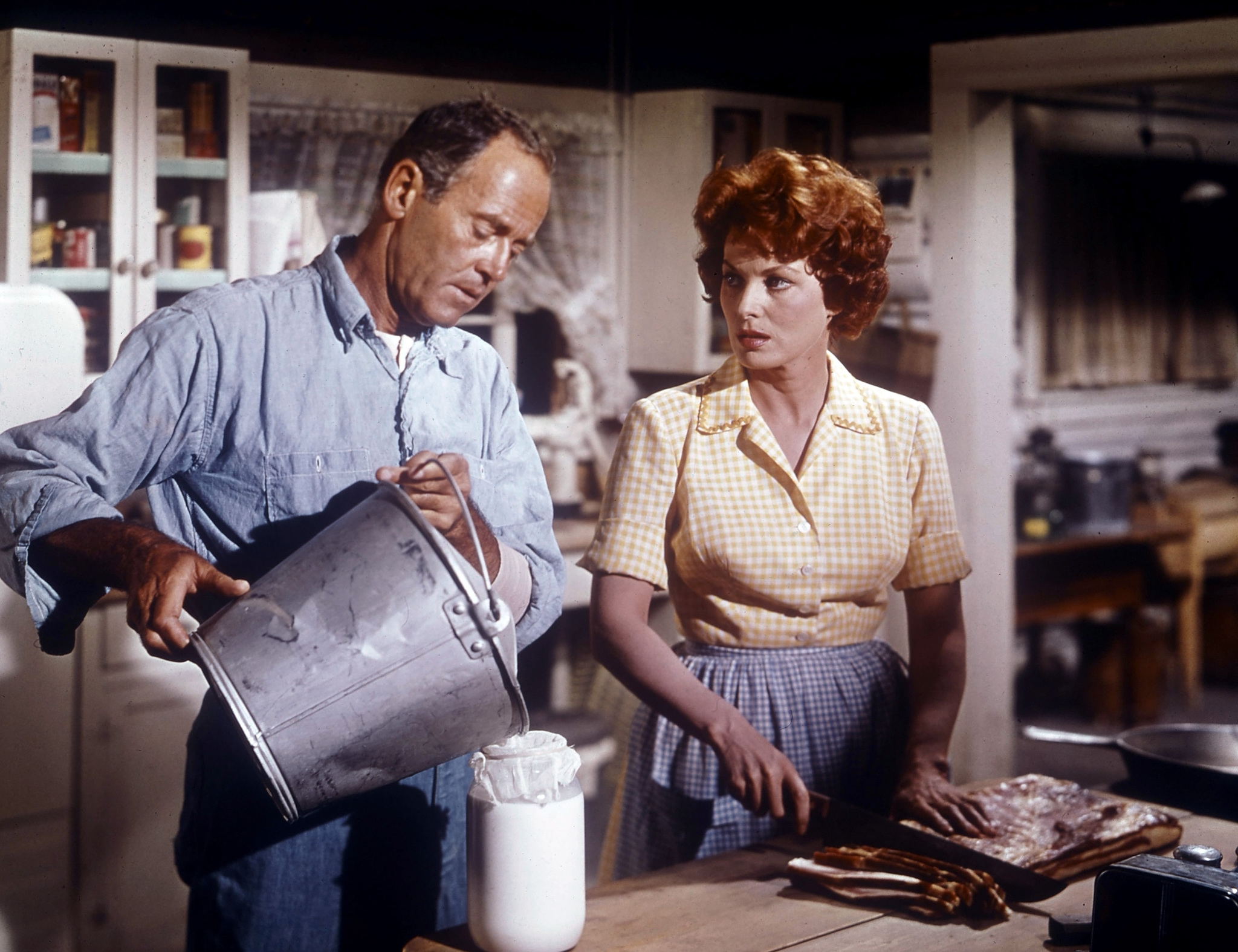 Henry Fonda and Maureen O'Hara at an event for Spencer's Mountain (1963)