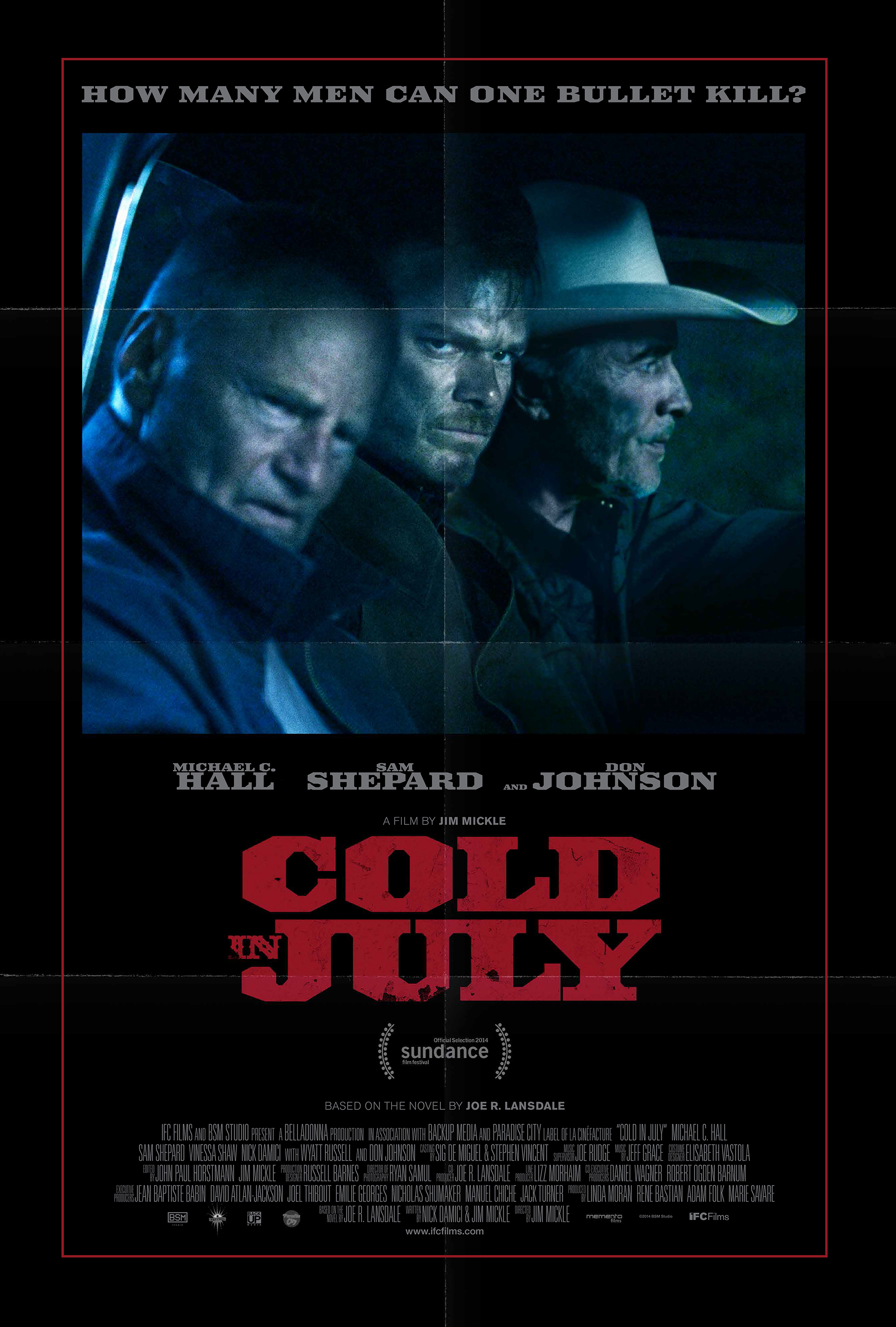 Don Johnson, Sam Shepard, and Michael C. Hall in Cold in July (2014)