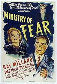 Ray Milland, Hillary Brooke, and Marjorie Reynolds in Ministry of Fear (1944)