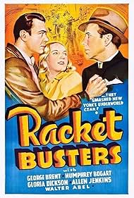 Humphrey Bogart, George Brent, and Gloria Dickson in Racket Busters (1938)