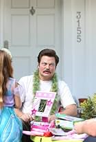 Lucy Lawless and Nick Offerman in Parks and Recreation (2009)