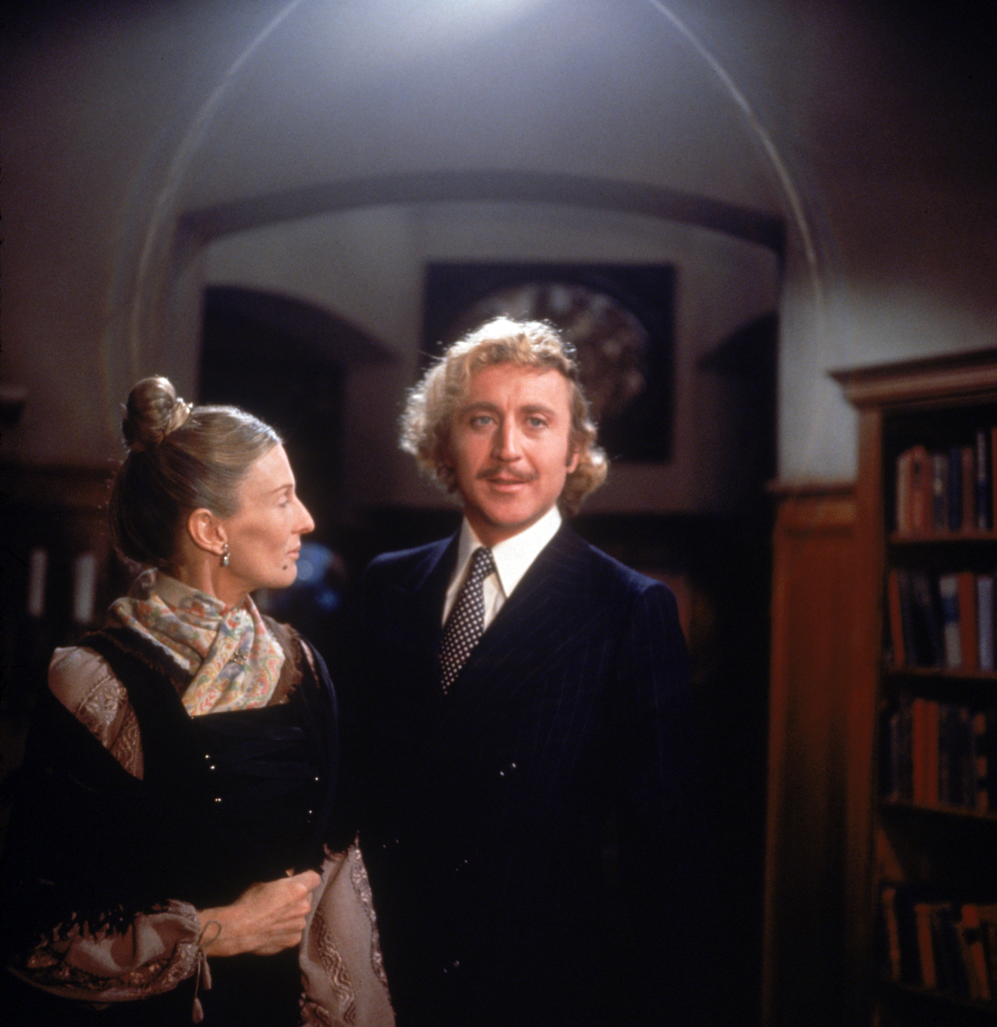 Gene Wilder and Cloris Leachman in Young Frankenstein (1974)