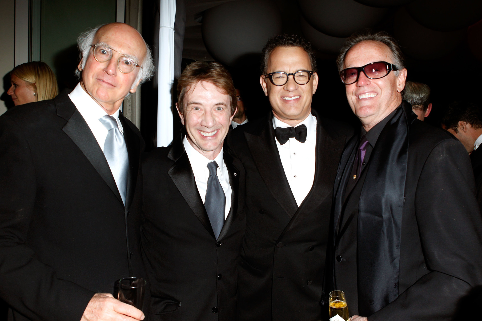 Tom Hanks, Peter Fonda, Martin Short, and Larry David