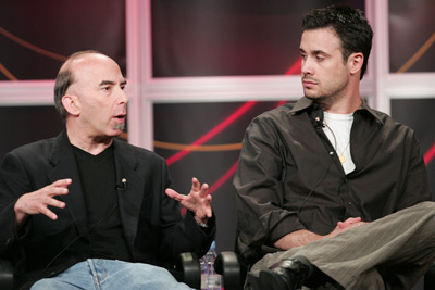 Freddie Prinze Jr. and Bruce Helford at an event for Freddie (2005)