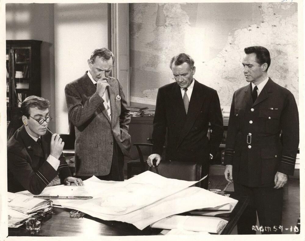 Trevor Howard, John Mills, and Richard Todd in Operation Crossbow (1965)