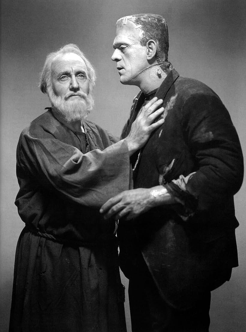 Boris Karloff and O.P. Heggie in Bride of Frankenstein (1935)