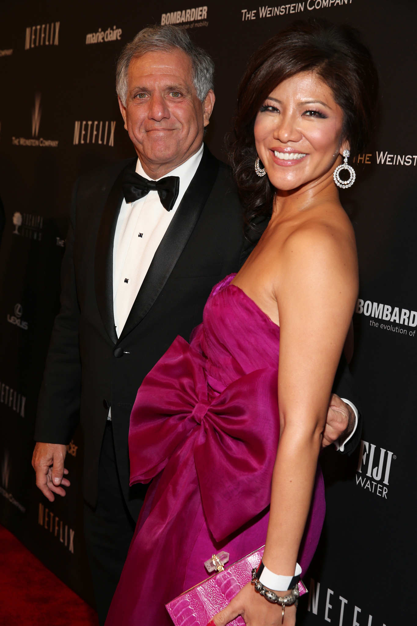 Julie Chen Moonves and Leslie Moonves