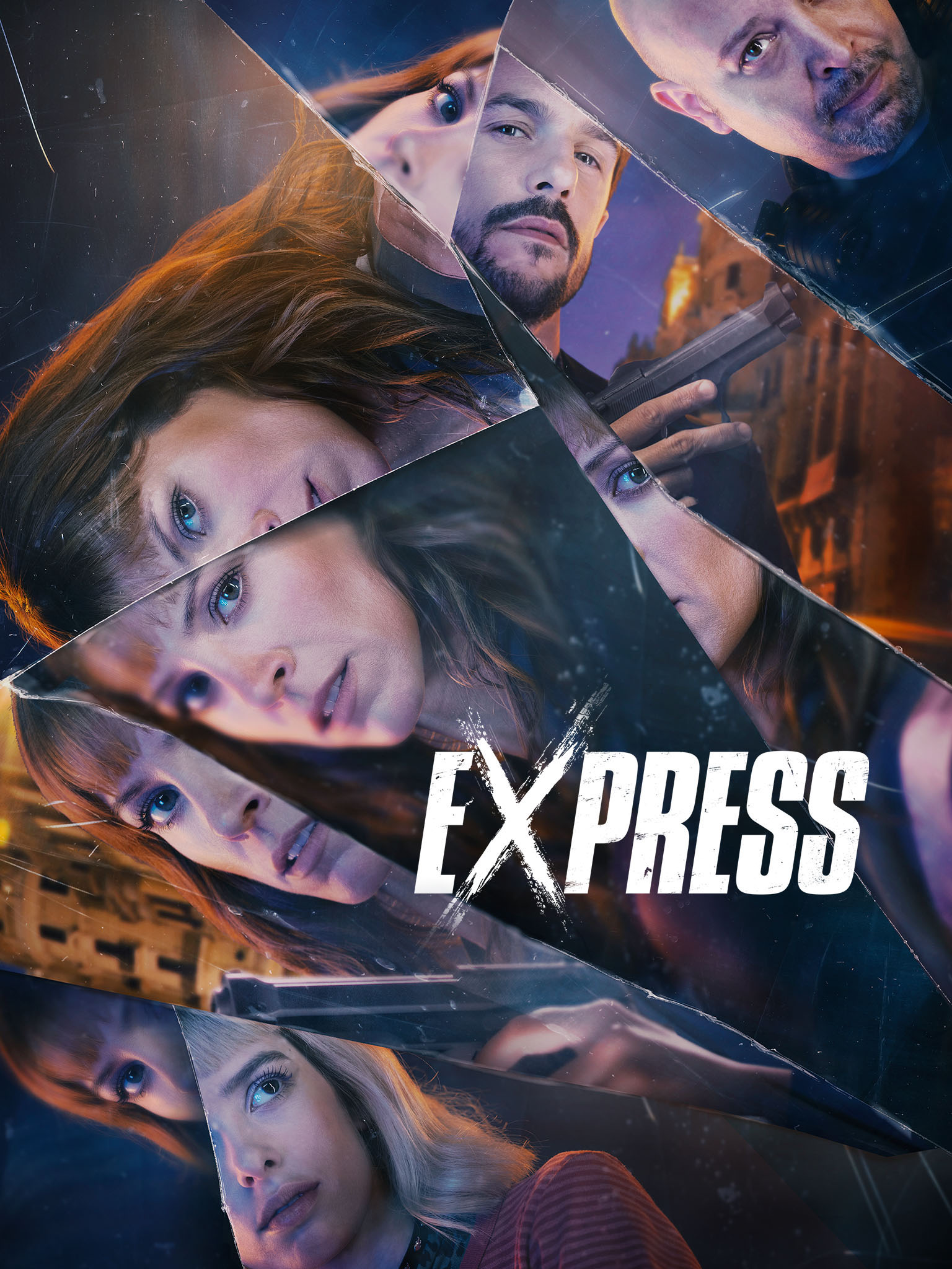 Vicente Romero, Esteban Meloni, Maggie Civantos, and Alba Planas in Express (2022)