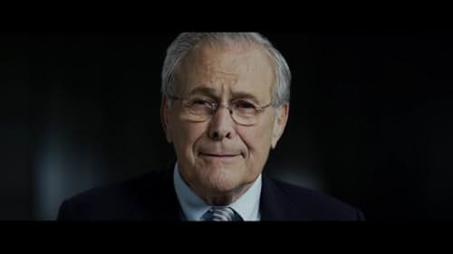 A portrait of Donald Rumsfeld, one of the key architects of the Iraq War, and a larger-than-life character who provoked equal levels of fury and adulation from the American public. 