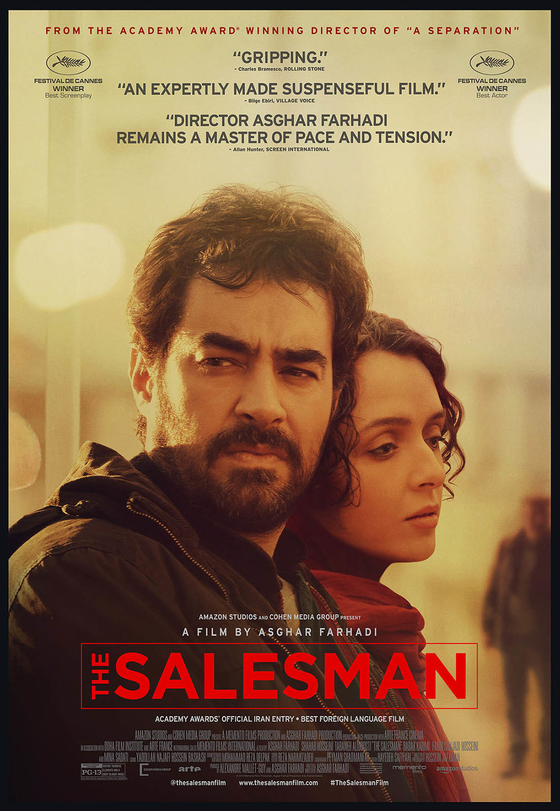 Taraneh Alidoosti and Shahab Hosseini in The Salesman (2016)