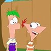 Thomas Brodie-Sangster and Vincent Martella in Phineas and Ferb (2007)