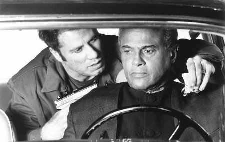 John Travolta and Harry Belafonte in White Man's Burden (1995)