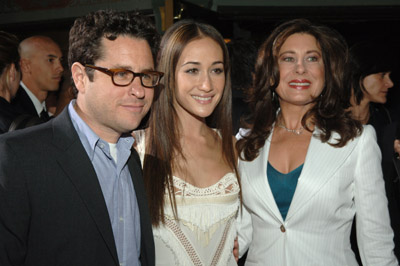 J.J. Abrams, Maggie Q, and Paula Wagner at an event for Mission: Impossible III (2006)