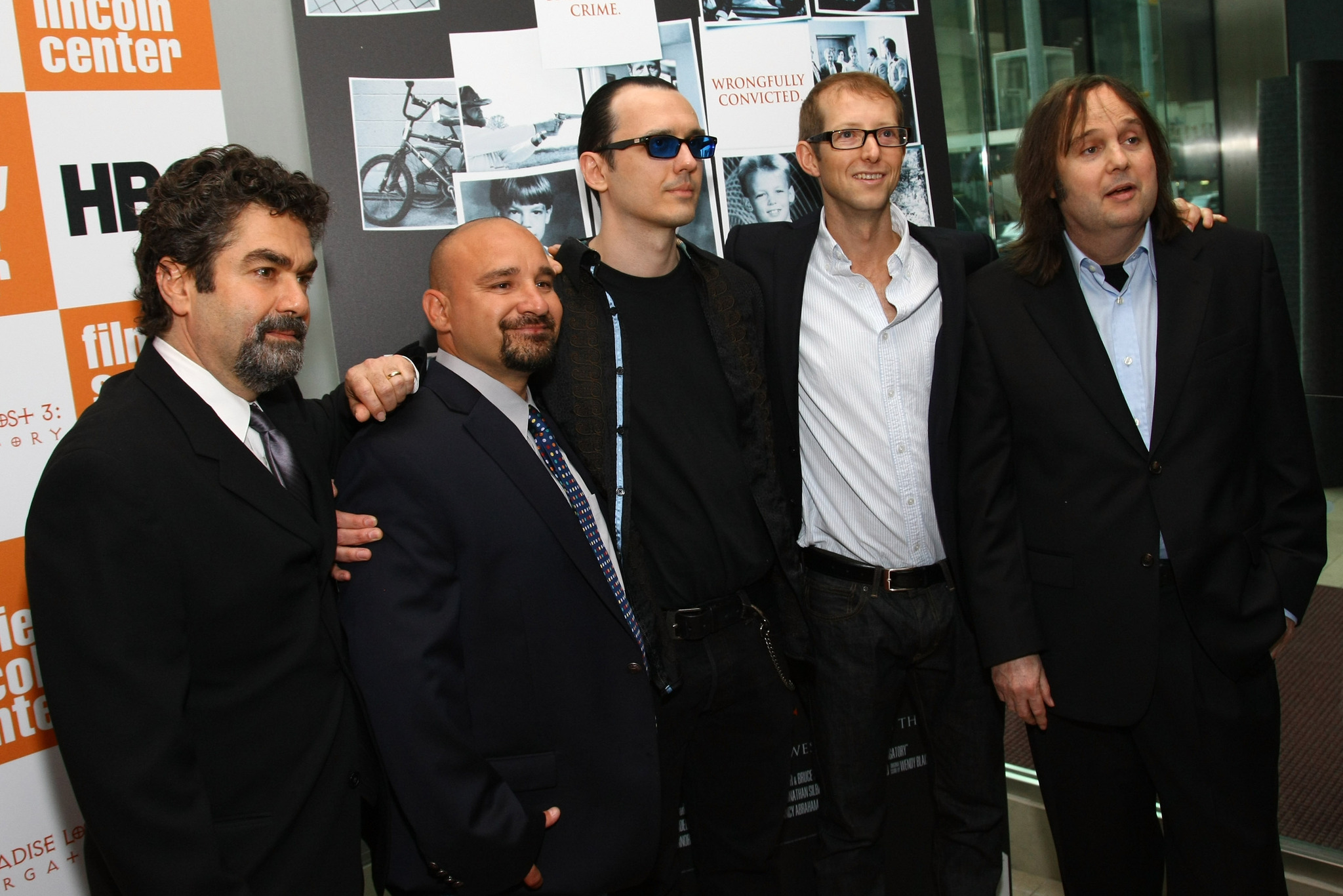 Jason Baldwin, Joe Berlinger, Damien Wayne Echols, Jessie Misskelley, and Bruce Sinofsky at an event for Paradise Lost 3: Purgatory (2011)