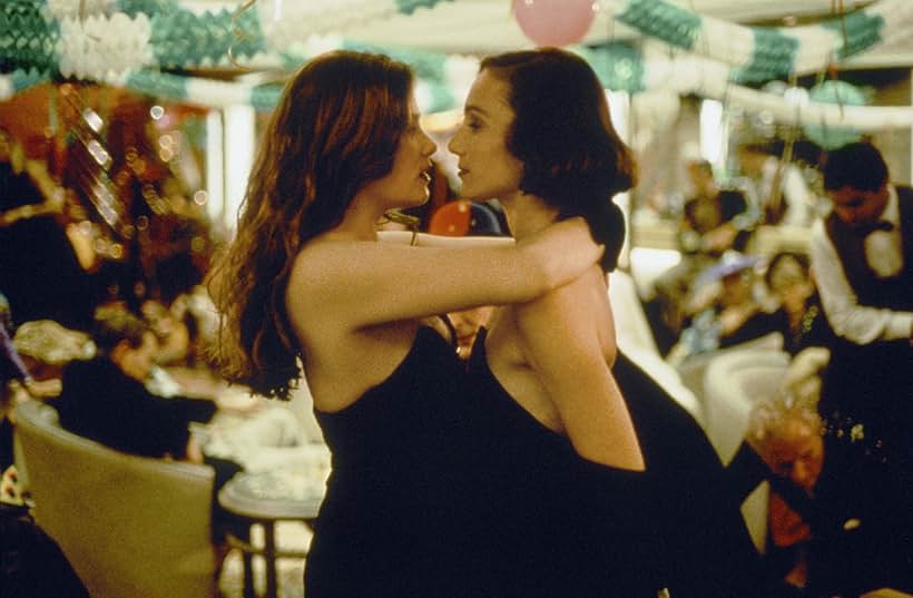 Kristin Scott Thomas and Emmanuelle Seigner in Bitter Moon (1992)