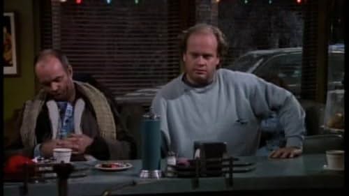 Kelsey Grammer and John Finn in Frasier (1993)