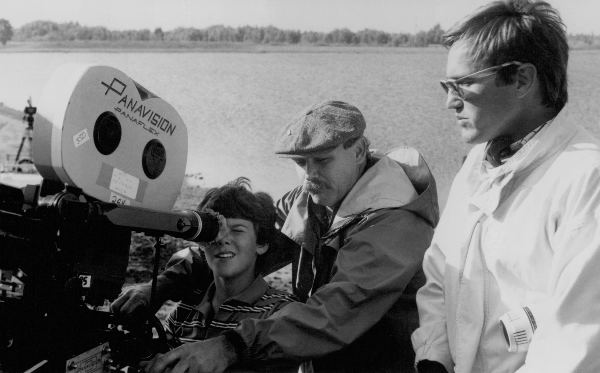 Joey Cramer and Randal Kleiser in Flight of the Navigator (1986)