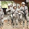 Geoff Stults, Tania Gunadi, Kyle Davis, Michelle Buteau, Angelique Cabral, and Maronzio Vance in Enlisted (2014)