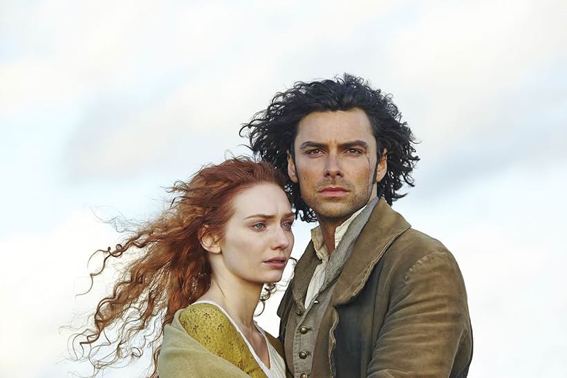 Eleanor Tomlinson and Aidan Turner in Poldark (2015)