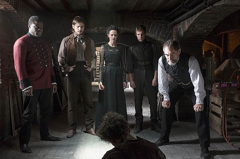 Timothy Dalton, Josh Hartnett, Danny Sapani, Eva Green, Harry Treadaway, and Olly Alexander in Penny Dreadful (2014)