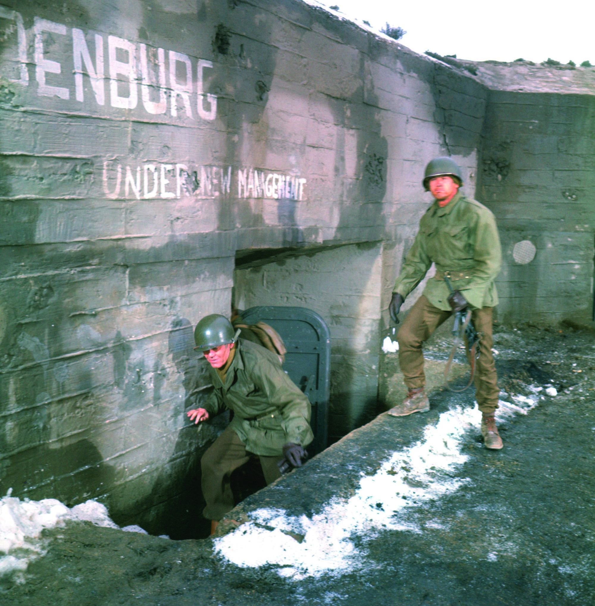 Henry Fonda and Charles Bronson in Battle of the Bulge (1965)